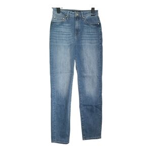 Mavi Star Iconic High Rise Mom Jeans Faded Medium Wash W26 L29